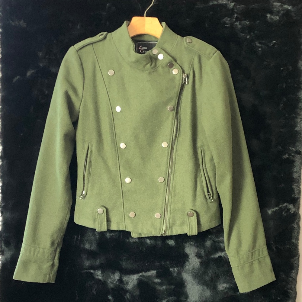 Lane Crawford Green Military style Jacket